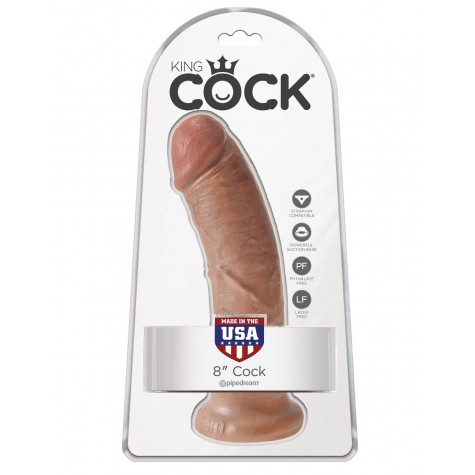 Фаллоимитатор-мулат 8" Cock - 20,3 см.