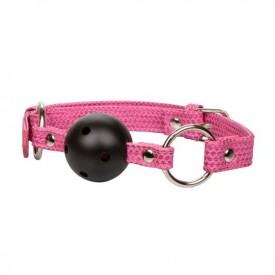 Кляп-шарик на розовых ремешках Tickle Me Pink Ball Gag