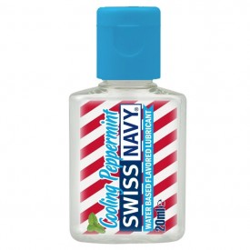 Охлаждающий лубрикант Swiss Navy Cooling Peppermint Mini-Lube - 20 мл.