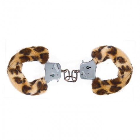 Наручники с леопардовым мехом Furry Fun Cuffs Leopard