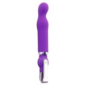 Фиолетовый вибратор ALICE 20-Function G-Spot Vibe - 18 см.